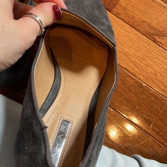 Dark gray suede Tahari flat - Picture 8 of 8